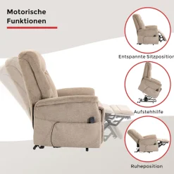 Duo Collection TV-Sessel »Gandia XXL« 150 kg belastbar, Stahlwellenunterfederung