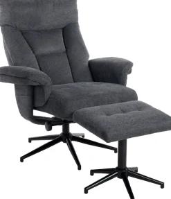 Duo Collection TV-Sessel »Olvera« mit Hocker und Relaxfunktion, 360 Grad drehbar