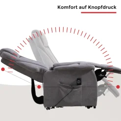 Duo Collection TV-Sessel »Toronto XXL mit elektrischer Aufstehhilfe und Relaxfunktion« bis 150kg belastbar, Taschenfederkern, Stahlwellenunterfederung