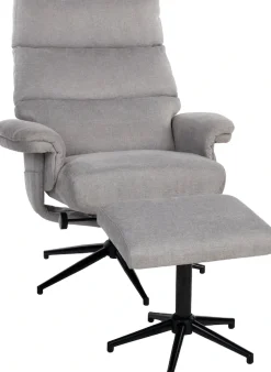 Duo Collection TV-Sessel »Zalea« mit Hocker und Relaxfunktion, 360 Grad drehbar