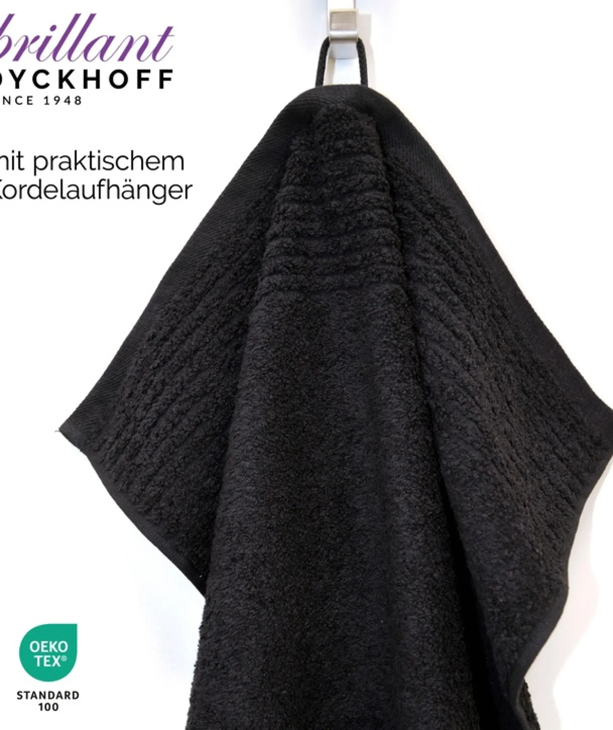 Dyckhoff Duschtuch »Duschtuch BRILLANT, Baumwolle, 70x140 cm, 550 g/m²« Baumwolle