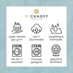 Dyckhoff Duschtuch »Pure Natural Uni« BIO Baumwolle, GOTS