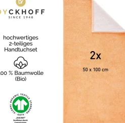Dyckhoff Handtücher »Pure Natural Uni« BIO Baumwolle, GOTS