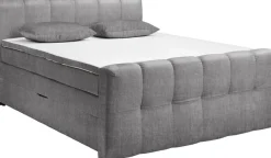 ED EXCITING DESIGN Boxspringbett »Tolfa mit Komforteinstiegshöhe von 73cm« erhältlich in 180x200cm, inkl. Bettkasten und 7cm Visco-Topper