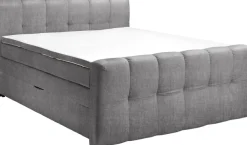 ED EXCITING DESIGN Boxspringbett »Tolfa mit Komforteinstiegshöhe von 73cm« erhältlich in 180x200cm, inkl. Bettkasten und 7cm Visco-Topper