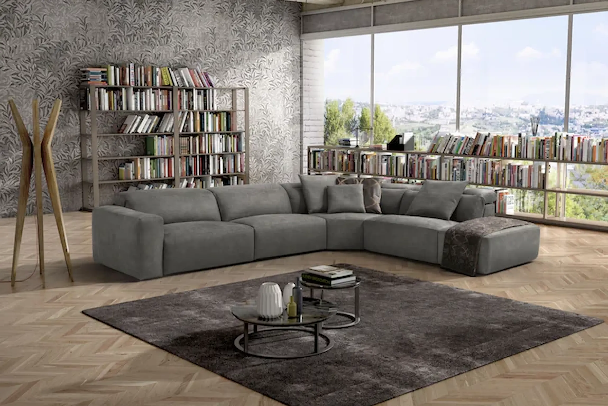 Egoitaliano Ecksofa »Beverly, extravangantes Designsofa mit erstklassigem Sitzkomfort« wahlweise mit elektrischer Relaxfunktion, Kopfteilverstellung