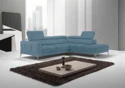Egoitaliano Ecksofa »Claudie, Designsofa mit extrakomfortablem Sitzkomfort, L-Form« Inkl. Kopfteilverstellung, L-Form