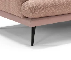 Egoitaliano Ecksofa »FUNNY, hochwertiges & aktuelles Design, bequeme Rückenlehne, L-Form« toller Sitzkomfort, hochwertiger Strukturmix-Bezug, Breite 265cm