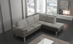 Egoitaliano Ecksofa »Shakira, Design und Sitzkomfort auf hohem Niveau, tolle Details« mit Ottomane, L-Form, elegante Metallfüße