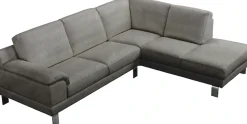 Egoitaliano Ecksofa »Shakira, Design und Sitzkomfort auf hohem Niveau, tolle Details« mit Ottomane, L-Form, elegante Metallfüße