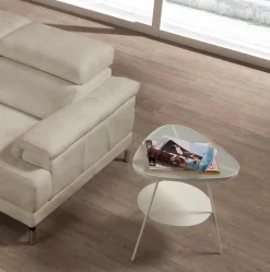 Egoitaliano Ecksofa »Soul, Design und Sitzkomfort auf hohem Niveau, tolle Details, L-Form« mit Recamiere, inkl. Kopfteilverstellung