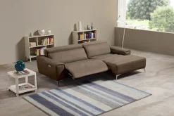 Egoitaliano Ecksofa »Suzette, Designsofa mithohem Sitzkomfort« mit Recamiere, inkl. 1 elektronischen Relaxfunktion, L-Form