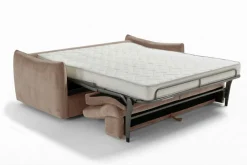 Egoitaliano Schlafsofa »FOX, Made in Italy-Designsofa mit Dauerschlaffunktion,Breite 216 cm« Bettsofa, Luxus-Microfaser mit verstellbaren Kopfstützen