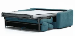Egoitaliano Schlafsofa »STRIKE, Made in Italy-Designsofa mit Dauerschlaffunktion,Breite 195 cm« Bettsofa, Luxus-Microfaser Lederoptik mit verstellbaren Kopfstützen