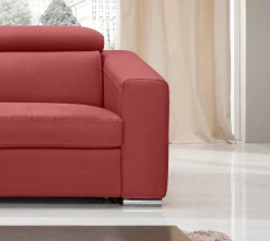 Egoitaliano 2,5-Sitzer »Cabiria, Design und super Sitzkomfort« inkl. manuell verstellbarer Kopfstützen, mit Metallfüßen