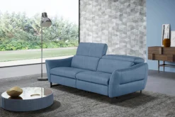 Egoitaliano 2,5-Sitzer »Dafne, elegantes Designsofa mit hohem Sitzkomfort« wahlw. mit elektrischer Relaxfunktion, Kopfteile manuell verstellbar