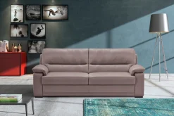 Egoitaliano 2,5-Sitzer »Doris, modernes Designersofa, Ledersofa mit erstklassiger Sitzqualität« edle Detailverarbeitung, perfekte Polsterung, aus hochwertigem Leder