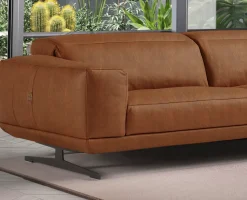 Egoitaliano 3-Sitzer »Gloria, super bequem, hochwertige Verarbeitung, edles Design, Megasofa« beidseitig verstellbare Rückenelemente, mit Designmetallfüßen