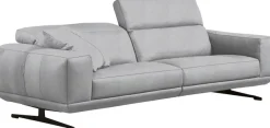 Egoitaliano 2,5-Sitzer »Gloria, super bequem und hochwertige Verarbeitung, edles Design« beidseitig verstellbare Rückenelemente, mit Metallfüßen
