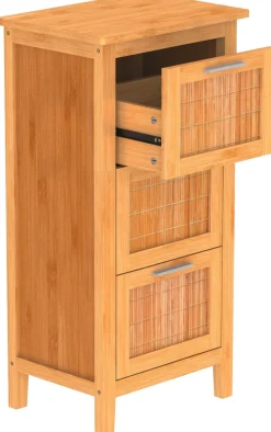 Eisl Unterschrank »Bambus« Badschrank schmal mit 3 Schubladen
