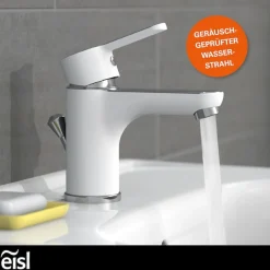 Eisl Waschtischarmatur »Diziani« mit Zugstange, Wasserhahn mit Ablaufgarnitur, Mischbatterie