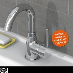 Eisl Waschtischarmatur »Futura« Niederdruckarmatur, mit Energiesparfunktion Cold Start, Mischbatterie