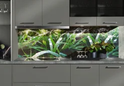 Express Küchen Küchenrückwand »"Regenwald", als Spritzschutz geeignet, mit Schutzlack versehen« in verschiedenen Breiten