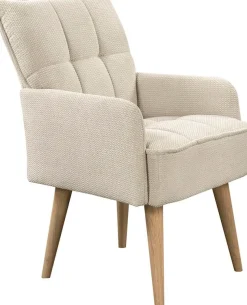 exxpo - sofa fashion Armlehnstuhl »Latte« () Esszimmerstuhl, Esszimmersessel