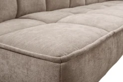exxpo - sofa fashion Eckbank »Latte« moderne Sitz- und Rückensteppung, bequem und elegant, hoher Holzfuß