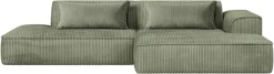 exxpo - sofa fashion Ecksofa »Billund modernes Designsofa, bequem und elegant, Breite 294cm, L-Form« modern, L-form, Wellenfedern, inklusive 2x Nierenkissen