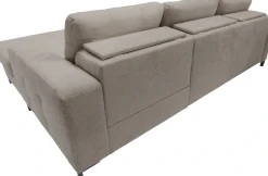 exxpo - sofa fashion Ecksofa »Bonito, mit Rücken- und Sitztiefenverstellung, inkl. Bett & Bettkasten« Sitztiefenverstellung,Höhenverstellung