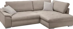 exxpo - sofa fashion Ecksofa »Casa Grande inkl. Bettfunktion & Bettkasten, bequem« Breite 268cm, L-Form, guter Sitzkomfort, große Liegefläche