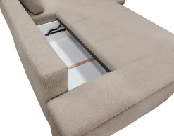 exxpo - sofa fashion Ecksofa »Casa Grande inkl. Bettfunktion & Bettkasten, bequem« Breite 268cm, L-Form, guter Sitzkomfort, große Liegefläche