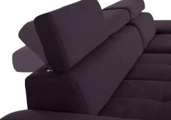 exxpo - sofa fashion Ecksofa »Enya, aufwendige Detailverarbeitung, hoher Sitzkomfort, bequem, L-Form« inkl. Kopfteilverstellung, wahlweise mit Bettfunktion und Bettkasten