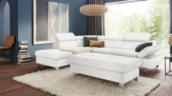 exxpo - sofa fashion Ecksofa »Fiji, L-Form« mit Kopf- bzw. Rückenverstellung, wahlweise mit Bettfunktion