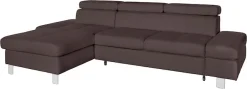 exxpo - sofa fashion Ecksofa »Fiji, hochwertige Detailverarbeitung, Breite 292cm, L-Form« bequem durch Kopf- und Armteilverstellung, wahlweise mit Bettfunktion