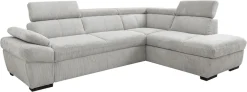 exxpo - sofa fashion Ecksofa inkl. Kopf- und Armteilverstellung, wahlweise mit Bettfunktion