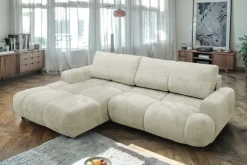 exxpo - sofa fashion Ecksofa inkl. Bettfunktion und Bettkasten,toller Sitzkomfort, Steppung im Sitz