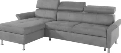 exxpo - sofa fashion Ecksofa »Maretto, bequem & komfortabel, bodenfrei, Breite 257cm, L-Form« inkl. Kopf- bzw. Rückenverstellung, wahlweise mit Bettfunktion