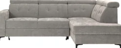 exxpo - sofa fashion Ecksofa »Monte, Kopfteile verstellbar, optional mit Bettfunktion & Bettkasten« L- Form, mit Kopfteilverstellung, optional Bettfunktion und Bettkasten