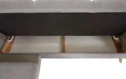 exxpo - sofa fashion Ecksofa »Nappa, kompakt und komfortabel, bequem, zeitloses Design, L-Form« tolle Detailverarbeitung, inkl. Bettfunktion und Bettkasten