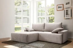 exxpo - sofa fashion Ecksofa »Orinoko, aktuelles Design und hoher Sitzkomfort, L-Form« inkl. Bettfunktion und Bettkasten, schöne Farben im angesagten Cord