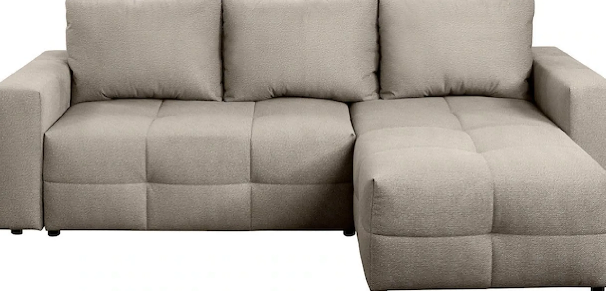 exxpo - sofa fashion Ecksofa Praktische Funktionsecke mit Federkern, Bettfunktion und Stauraum