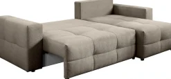 exxpo - sofa fashion Ecksofa Praktische Funktionsecke mit Federkern, Bettfunktion und Stauraum