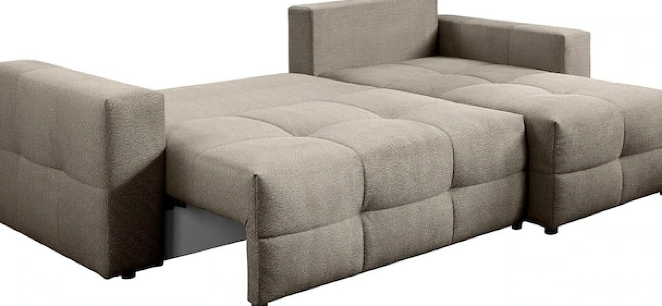 exxpo - sofa fashion Ecksofa Praktische Funktionsecke mit Federkern, Bettfunktion und Stauraum