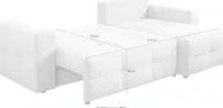 exxpo - sofa fashion Ecksofa Praktische Funktionsecke mit Federkern, Bettfunktion und Stauraum