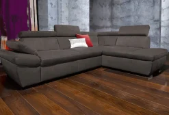 exxpo - sofa fashion Ecksofa »Salerno, Funktionssofa, hoher Sitzkomfort, Breite 268cm, L-Form« inkl. Kopf- und Armteilverstellung, wahlweise mit Bettfunktion