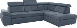 exxpo - sofa fashion Ecksofa »Spring, super bequem und komfortabel mit Armteil- und Kopfteilfunktion« aus Luxus-Microfaser +Simply Clean - für besonders einfache Reinigung!