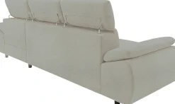 exxpo - sofa fashion Ecksofa »TAOS bequem, komfortabel durch Kopfteilverstellung, Breite 281cm« inkl. Bettfunktion und Bettkasten,toller Sitzkomfort, Steppung im Sitz