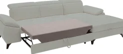exxpo - sofa fashion Ecksofa »TAOS bequem, komfortabel durch Kopfteilverstellung, Breite 281cm« inkl. Bettfunktion und Bettkasten,toller Sitzkomfort, Steppung im Sitz